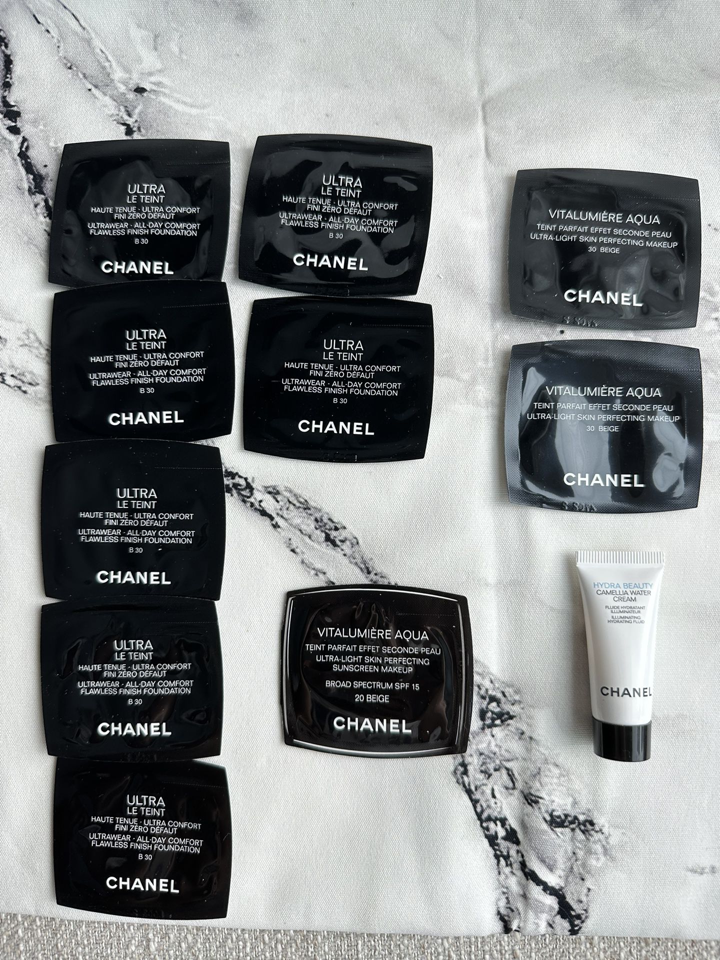 Chanel samples 11 pcs foundation/ sunscreen for Sale in Rowland Heights, CA  - OfferUp