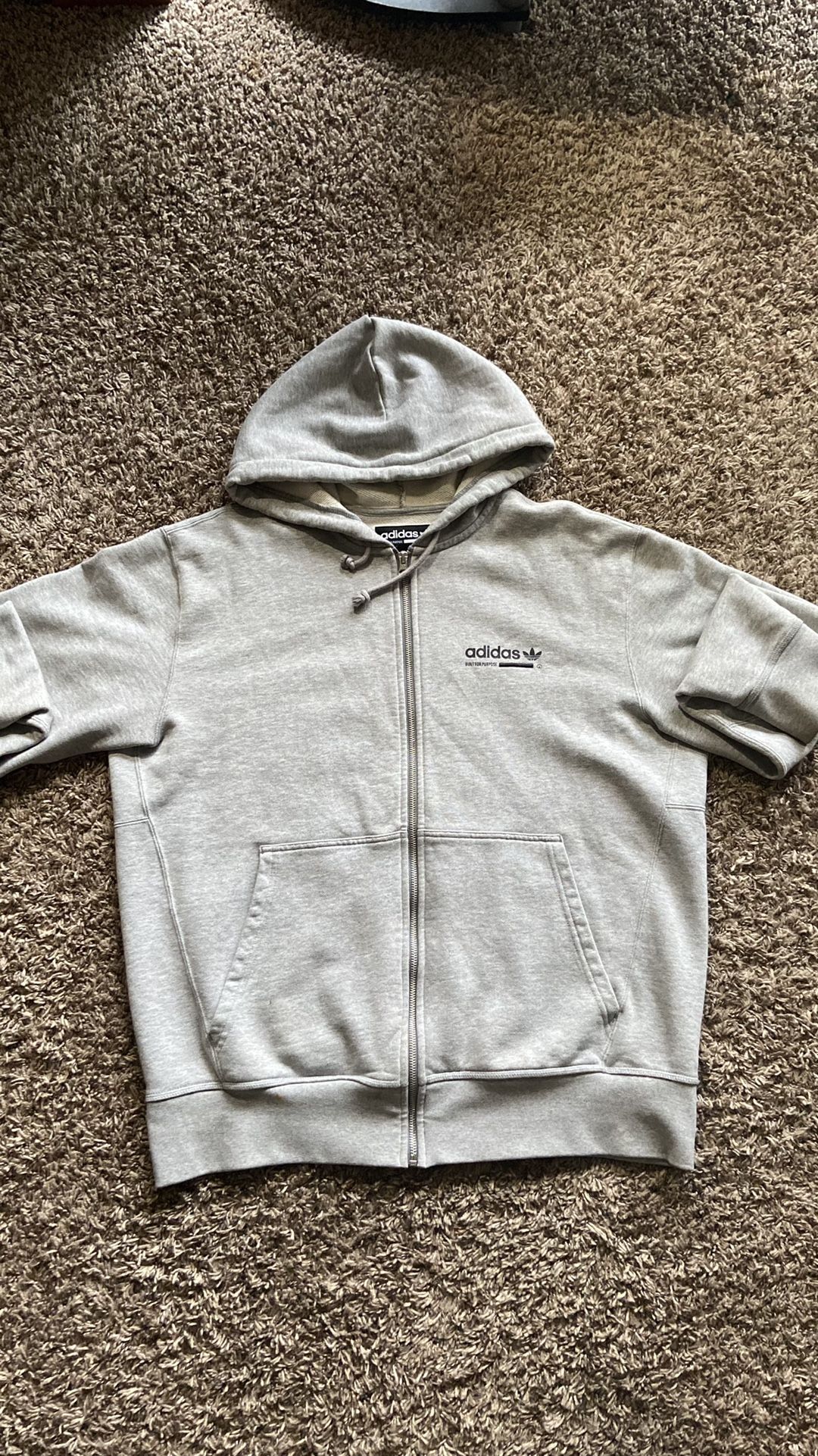 Adidas Large Grey Sweater For Men