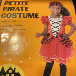 2t - 4t Pirate dress halloween costume