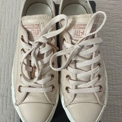 Leather Rose Converse