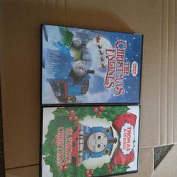 Thomas and friends the Christmas Engines and ultimate Christmas dvds