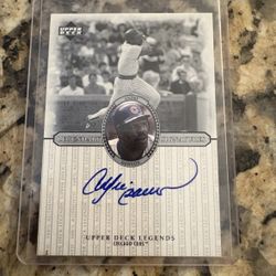 2000 Upper Deck Legends #S-AD Andre Dawson Legendary Signatures