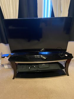 Tv Stand Black Glass