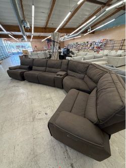 Redding power recliner sectional