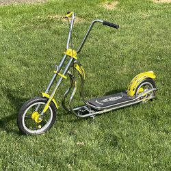 Vintage Schwinn Stingray Scooter yellow