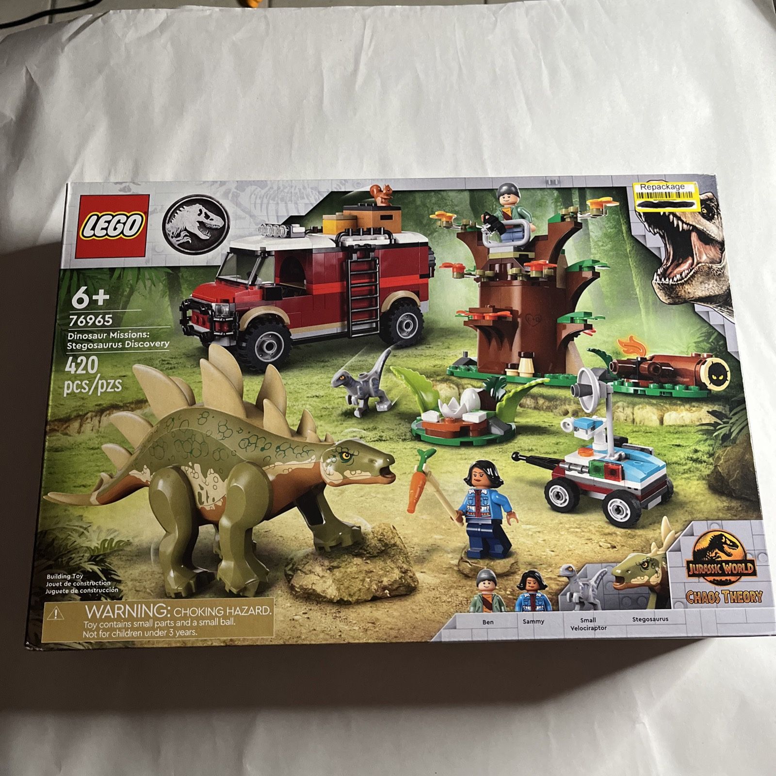 LEGO Jurassic World: Dinosaur Missions: Stegosaurus Discovery (76965) New 2024.
