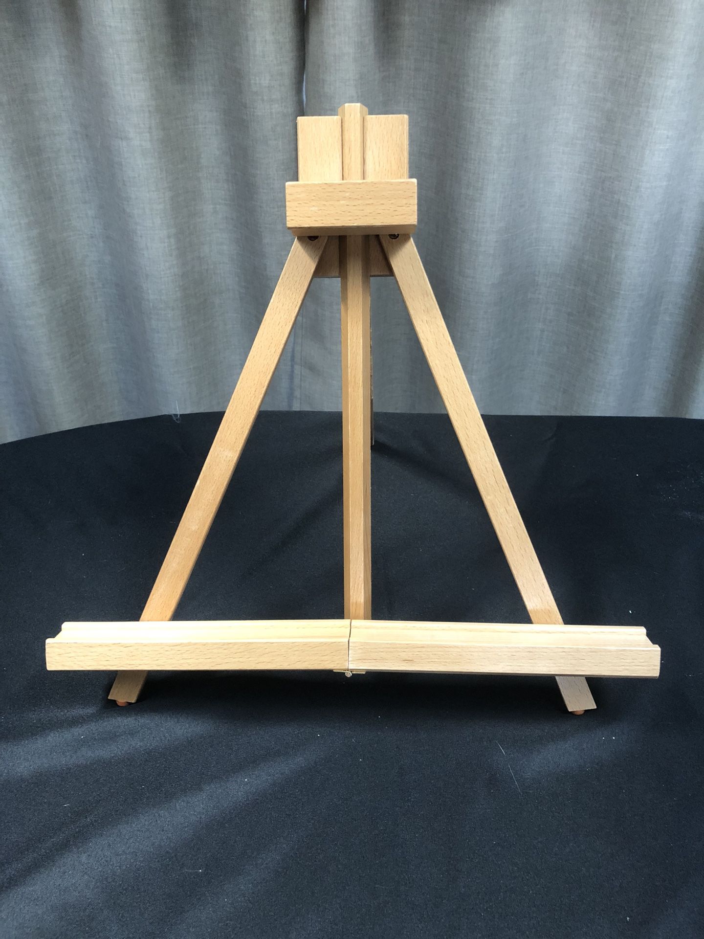 Set Of 2 A-Frame Folding Wooden Tabletop Easel Stands