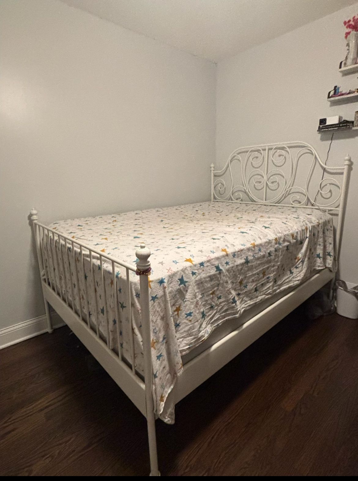 White Bed Frame Mattress Not Included