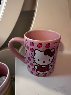 Hello Kitty Pink Strawberry Mug