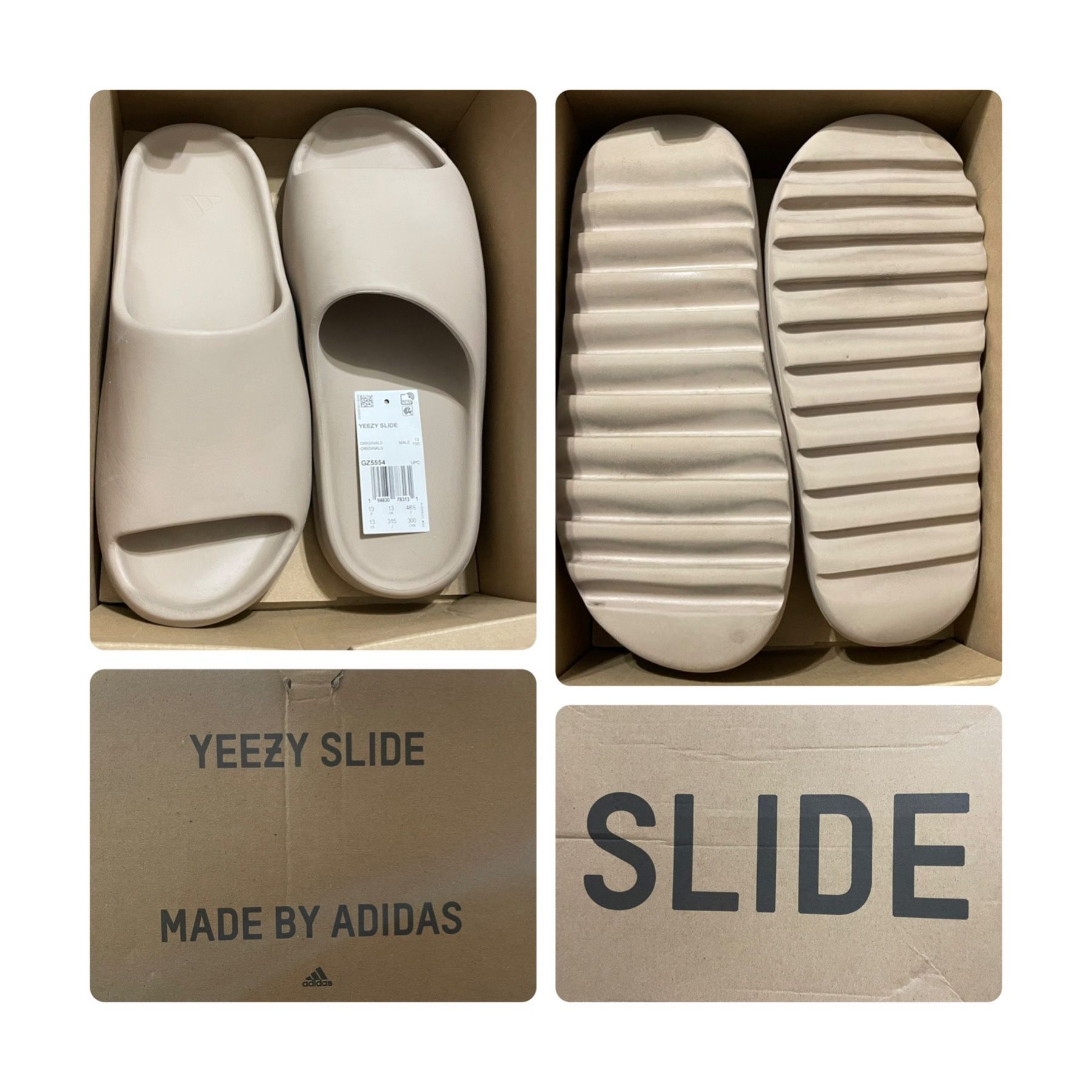 Adidas Yeezy Slide Pure First Release Size 13 GZ5554 OG Slide Sandal Cream  White for Sale in Brownsville, TX - OfferUp