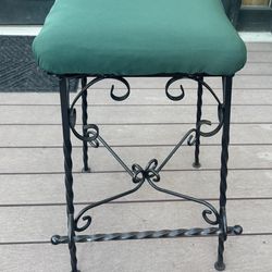 Wrought Iron Counter Stool - 16x16x27