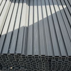 WPC Exterior Wall Panel Composite Cladding Fluted  8.36x12 