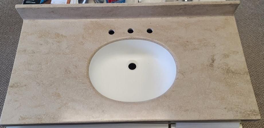 Corian Tumbleweed Vanity Top (Display)