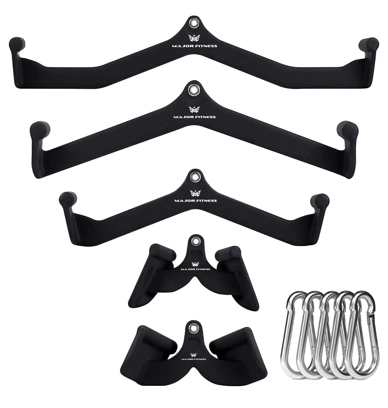 Major Fitness 5pcs Cable Lat-Pull-Down Bar Combo