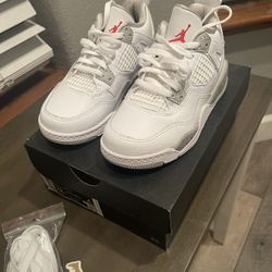 Air Jordan 4 White Oreo Kids Size 12C