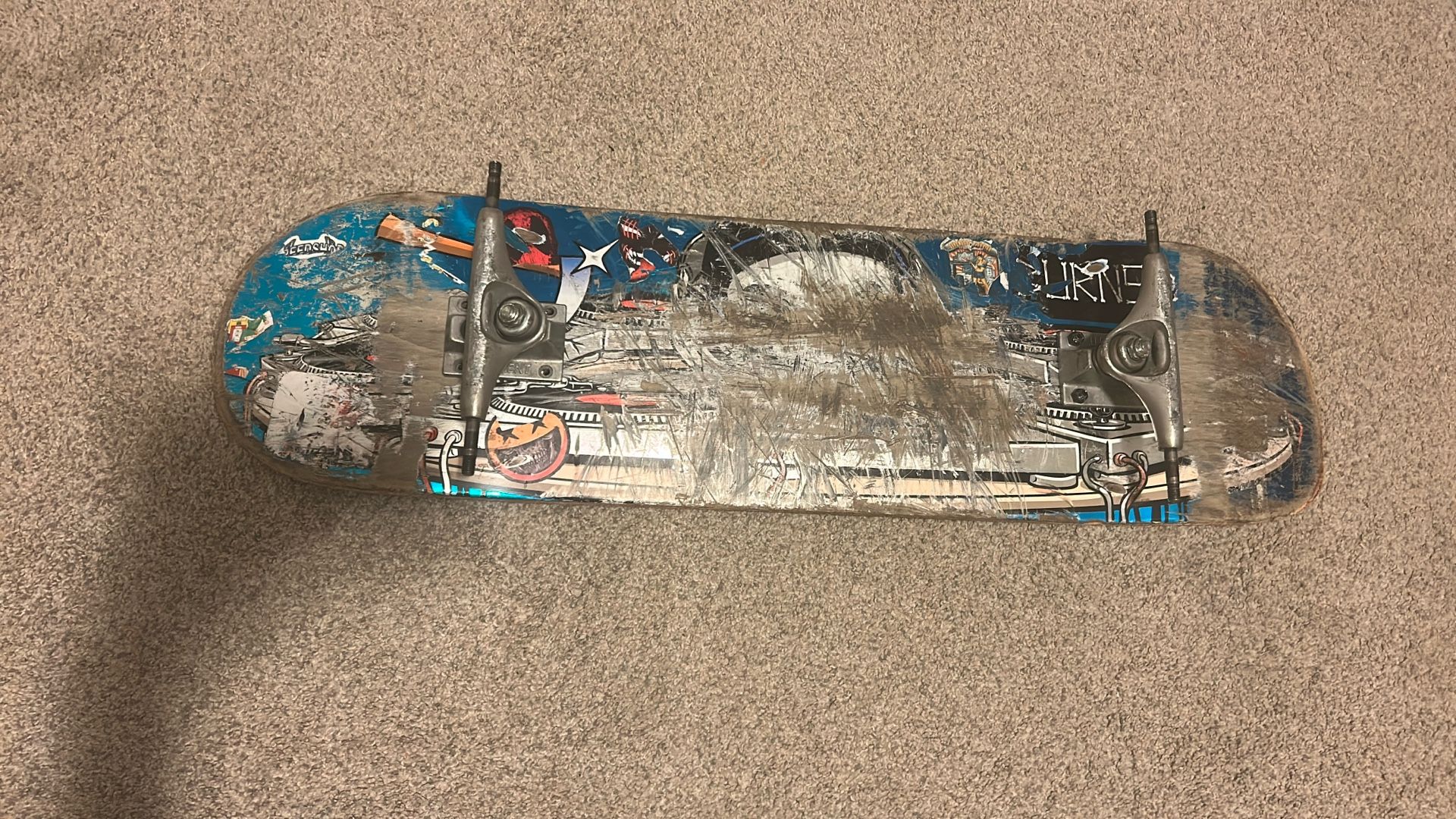 BLIND SKATE BOARD WITH ELEMENT TRUCKS