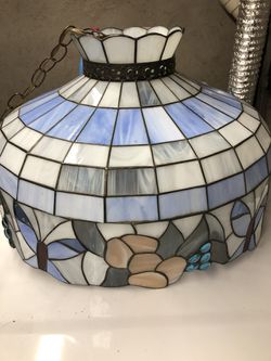 Stained Glass Hanging Lamp Thumbnail