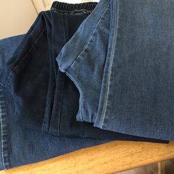 Denim 24/7 Plus Size Bootcut Stretch Denim Leggings Jeans