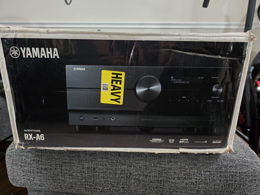 Yamaha AVENTAGE RX-A6A 9.2-channel home theater receiver

