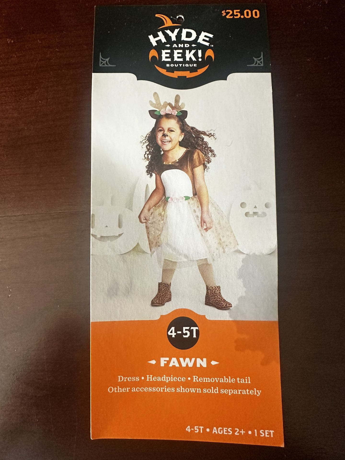 Halloween Fawn Costume 4T-5T