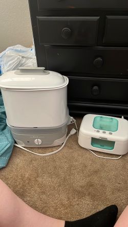 Bottle sterilizer and wipe warmer