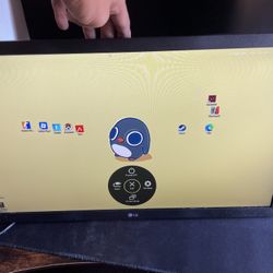 LG 75hz 1080p monitor NO STAND