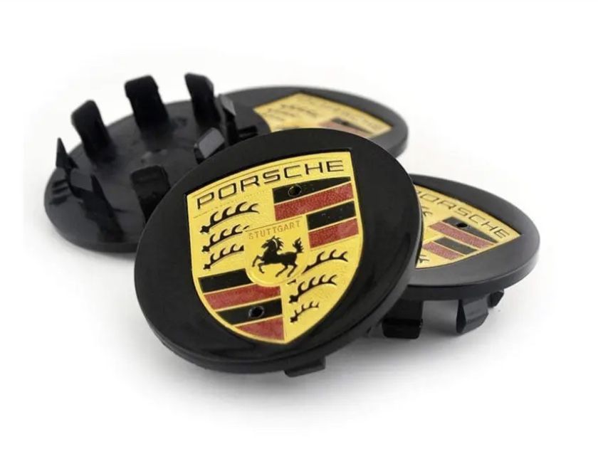 4pcs 76mm Porsche Caps