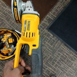Dewalt Grinder, Table Saw, Drill Set+batteries Included