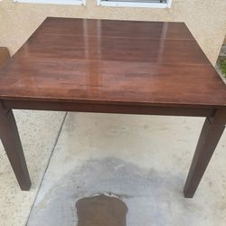 Cherry Color Wood Dinning Table