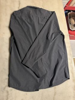 Button Up Grey Long sleeve Shirt