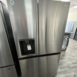 ONLY $949!!! LG 27 Cu Ft Side by Side Smart Refrigerator w/ Craft Ice