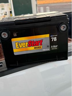 New everstart battery