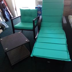 3 Pc For $100  one Rocking  Chair One lounge Chair With A Table 