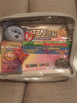 ty Beanie Baby Platinum Membership New/Stuffed animal&plush $115