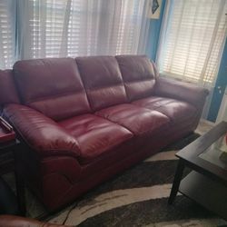 Leather Sofa, Beautiful 
