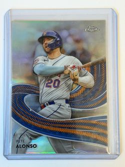 2024 Topps Chrome Refractor Pete Alonso Strokes New York Mets S-17