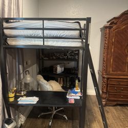 Bunk Bed With Desk 