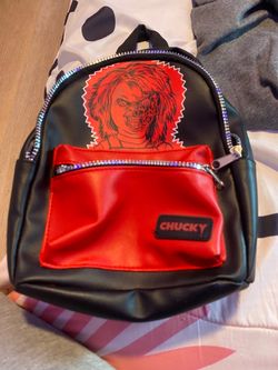 Chucky Mini Backpack Black and Red