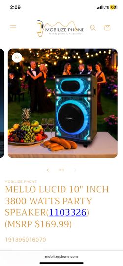 large Bluetooth speaker