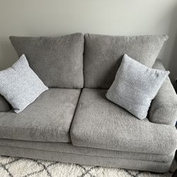 Gray Miranda Love Seat Couch