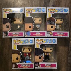 Complete New Kids On The Block Funko Pop Set