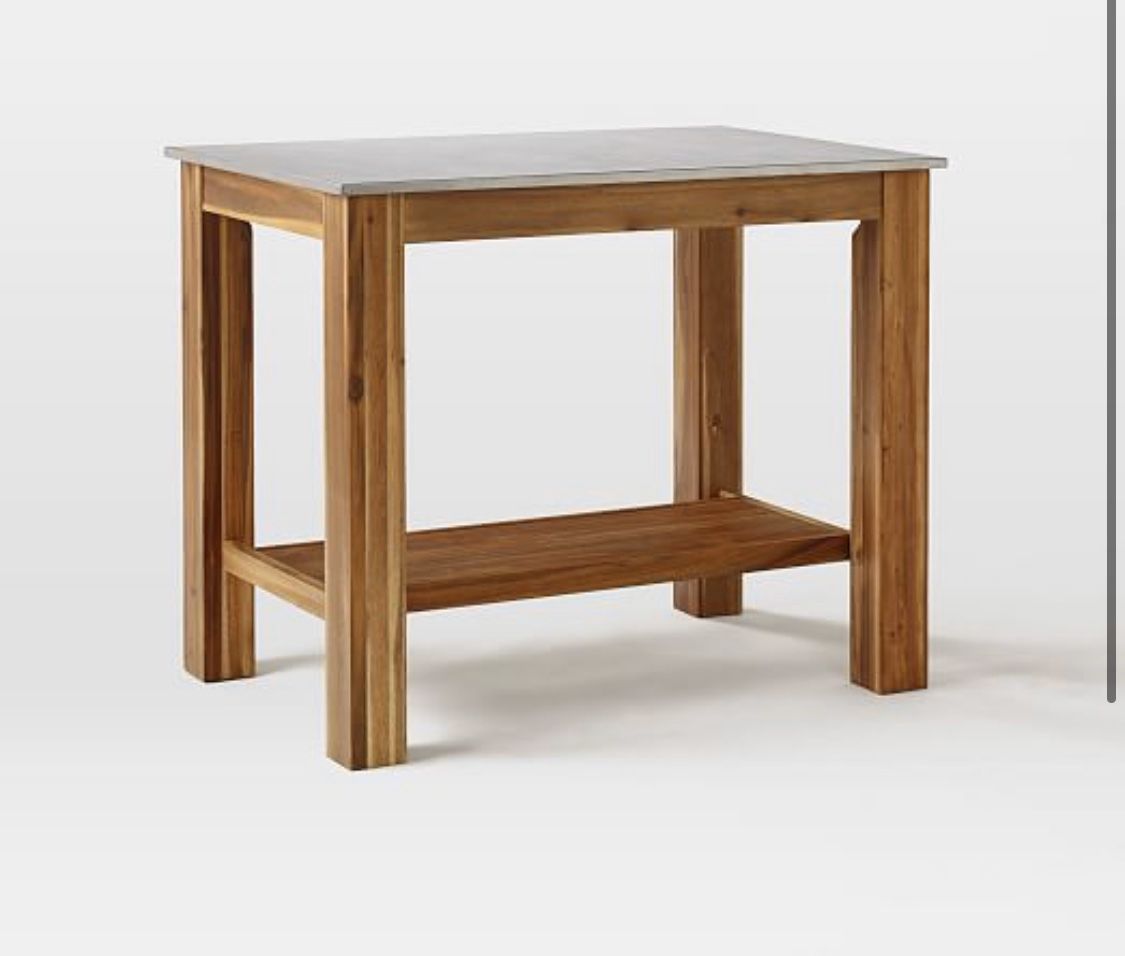 West Elm Acacia Wood Kitchen Island for Sale in Scottsdale, AZ OfferUp