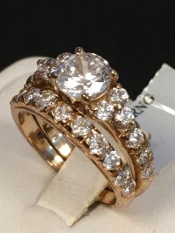 Silver bridal set