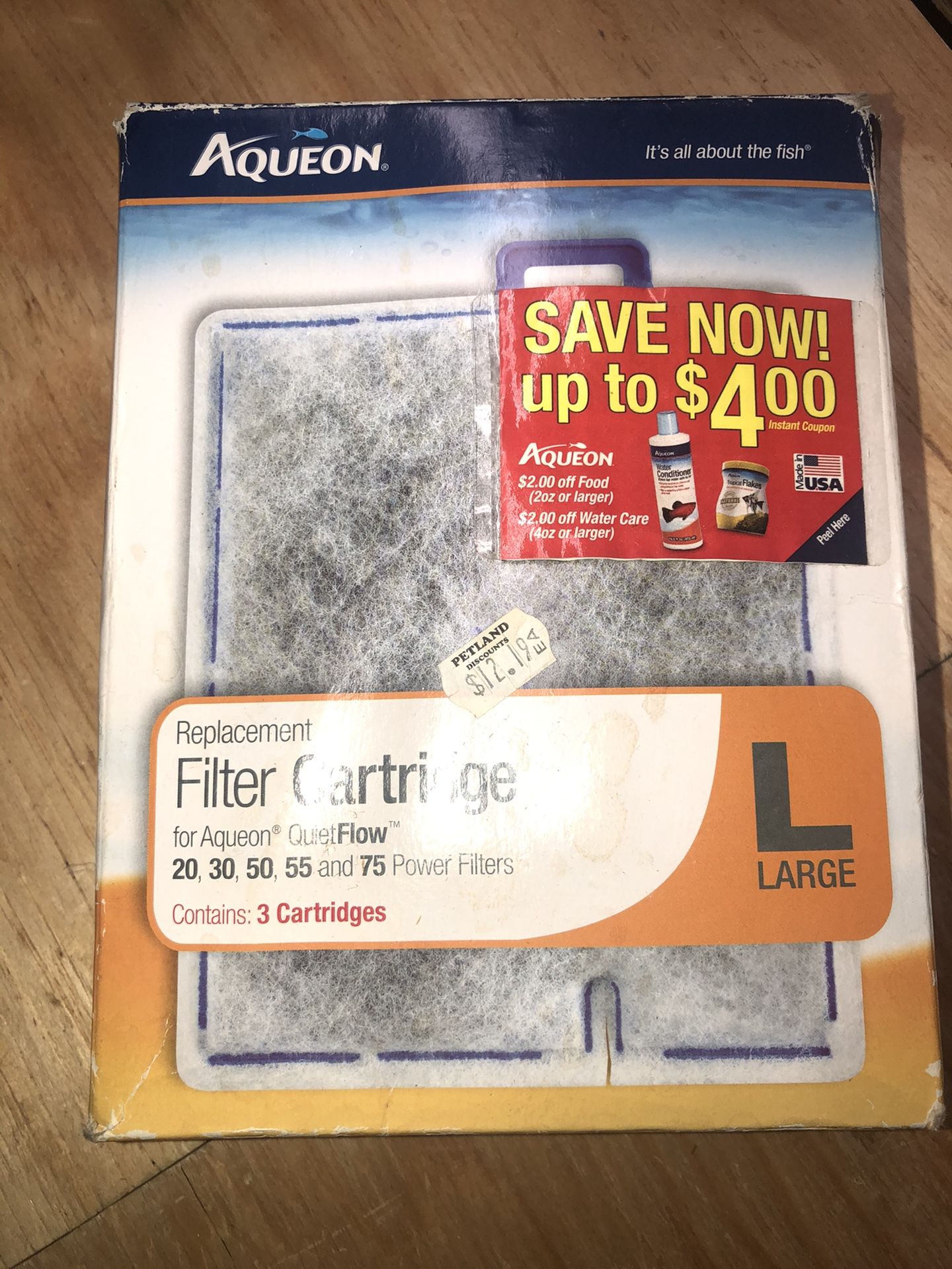 Aqueon Filter Cartridge Replacement Size L 8 Filter Cartridge