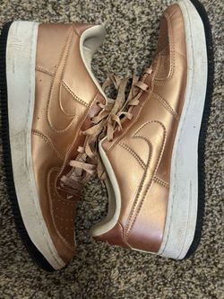 Nike Air Force 1 Rose Gold Sneakers