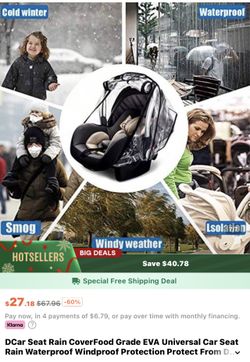 Rain Carseat Cover