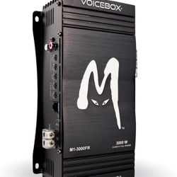 Menace Audio M1-3000fr 3000w Full Range Class D1 Ohm Stable Monoblock Amplifier Amp