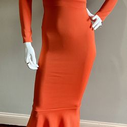 Lovely Orange Dress