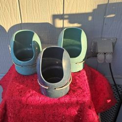 Porcelain Heavy Duty Food Bowls Bird Animal With Hook