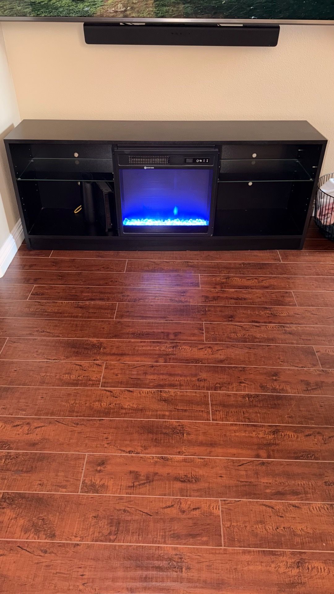 Electric Fireplace TV Stand up to 75" TVs